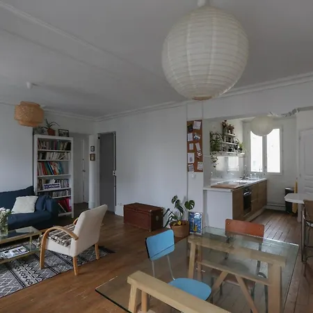 Apartament Bright - Near Atelier Des Lumieres Paryż